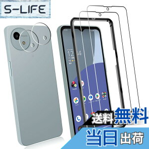 �y���������z�y2+2���Z�b�g�z 2�� �Ή� AQUOS Wish 4 ��p�� �K���X�t�B���� + 2�� For Wish 4 �J�����ی�t�B���� �����K���X �����^ �t���ی�t�B���� FOR SH-52E docomo ��p�� ���{���Ɏq�f��AGC ������