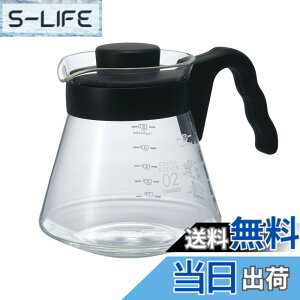 �y���������zHARIO(�n���I) V60 �R�[�q�[�T�[�o�[ ���p�e�� 700ml �u���b�N ���{�� VCS-02B