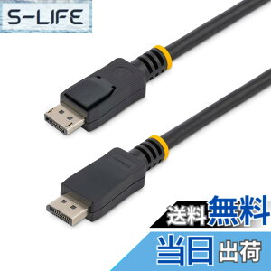 �y���������zStarTech.com DisplayPort �P�[�u��/2m/�f�B�X�v���C�|�[�g1.2 /VESA�K�i�F�胂�j�^�[�P�[�u��/4K60Hz/���b�`�t��DP�R�l�N�^ �I�X - �I�X DISPL2M