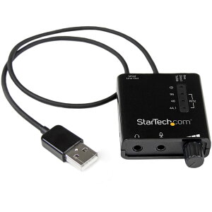 �y���������zStarTech.com USB - DAC�w�b�h�z���A���v S/PDIF�Ή� 96kHz/24bit 2x 3.5mm�~�j�W���b�N 1x 3.5mm�g�X�����N�ی^�R�l�N�^ ICUSBAUDIO2D