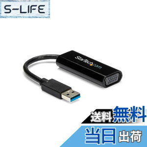 �y���������zStarTech.com USB 3.0 - VGA �f�B�X�v���C�A�_�v�^ �X�����^�C�v USB�O���t�B�b�N�A�_�v�^ 1920x1200 USB32VGAES