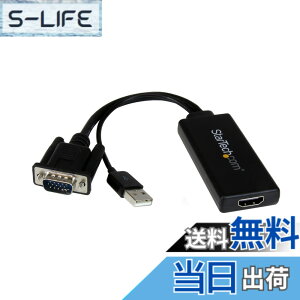 �y���������zStarTech.com VGA-HDMI�A�b�v�X�P�[���R���o�[�^�[ USB�o�X�p���[�Ή� VGA2HDU