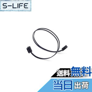 �y���������zSilverStone �X�}�[�gSATA�P�[�u�� 6Gbps �EL�^�R�l�N�^ 30cm �u���b�N SST-CP11B-300