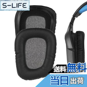 �y���������zGeekria �C���[�p�b�h�݊��� �p�b�h ���W�N�[�� Logitech G930, G430, G432, G332, G35, F450 �w�b�h�z���ɑΉ� �C���p�b�h/�C���[�N�b�V����/�C���[�J�b�v (�v���e�C�����U�[/�u���b�N)