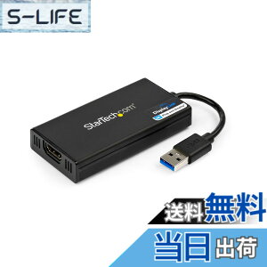 �y���������zStarTech.com USB 3.0�Ή�HDMI�f�B�X�v���C�A�_�v�^/4K30Hz�Ή�/USB Type-A�ڑ�/DisplayLink�F��/Mac & Windows �Ή� USB32HD4K