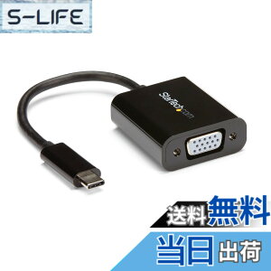 �y���������zStarTech.com USB-C - VGA �f�B�X�v���C�ϊ��A�_�v�^�[�^1920x1200�i1080p�j�^DP Alt���[�h�^Thunderbolt 3�Ή��^USB Type-C�p�\�R������VGA���j�^�[ �v���W�F�N�^�[�ւ̕ϊ��R�l�N�^�[ CDP2VGA