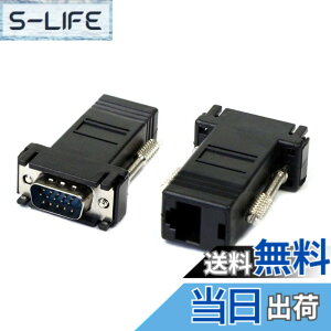 �y���������zCablecc 2pcs VGA Extender�I�Xto Cablecc LAN cat5 cat5e rj45�C�[�T�l�b�g���X�A�_�v�^