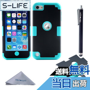 �y���������zWisdompro iPod Touch 7 �P�[�X iPod Touch 6/5 �P�[�X �Ռ��z�� �O�d�\�� �S�ʕی� �\�t�g�V���R���{�n�[�hPC ���h�~ �A�C�|�b�g�^�b�` ��7/6/5����Ή� (�O���[���{�u���b�N)