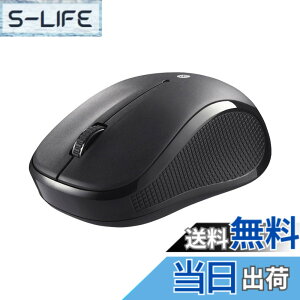 �y���������z�o�b�t�@���[ BUFFALO Bluetooth3.0 BlueLED�}�E�X �É�/3�{�^�� �u���b�N BSMBB21SBK