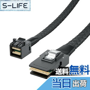 �y���������z10Gtek SFF-8643 to SFF-8087 ���� Mini SAS HD �P�[�u���ARAID �R���g���[���[ �n�[�h �h���C�u�Ή��A100 �I�[���A0.5 m (1.6 �t�B�[�g)�A2�{����