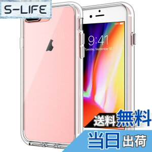 �y���������zJETech iPhone7 Plus iPhone8 Plus �P�[�X ���΂݂Ȃ� �o���p�[ �Ռ��z�� �����h�~ (�N���A)