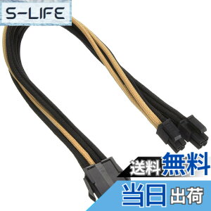 �y���������zSilverStone�� PSU�ėp�����X���[�u���W�����[�P�[�u�� SST-PP07-EPS8BG (�u���b�N&�S�[���h)