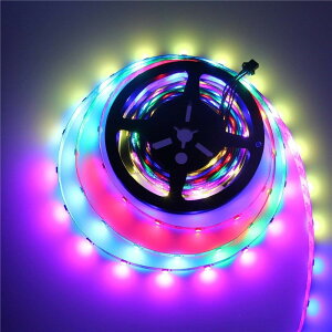 �y���������zALITOVE LED�C���~�l�[�V���� WS2812B �A�h���X�\ LED�e�[�v���C�g5050 RGB SMD 5m 150�s�N�Z�����F�@��h�� �z���C�gPCB DC 5V