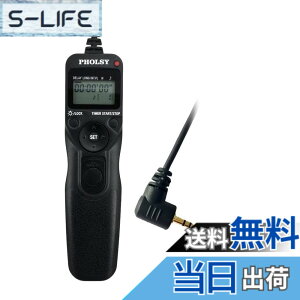 �y���������zPHOLSY C6 �^�C�}�[ �����[�g�R���g���[���[ �C���^�[�o�� �����ԘI�� �����[�g�R�[�h Canon �p R6 R100 R8 90D 850D 250D; �p XT3 XT4 XT5 XT30 GFX100 GFX50SII; Olympus �p OM-1 E-M1X E-M1ii EM1iii