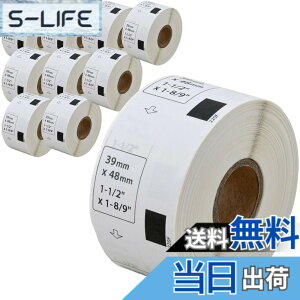 �y���������z�y�݊����x��Labo�z DK-1220 �u���U�[ �݊� ���x�� 10���[���Z�b�g brother QL-700 / QL-800 / QL-820NWB ����