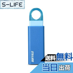 �y���������z�o�b�t�@���[ BUFFALO �m�b�N�X���C�h USB3.1(Gen1) USB�������[ 16GB �u���[ RUF3-KS16GA-BL