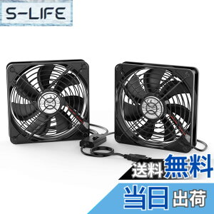 �y���������zELUTENG USB ��p�t�@�� 120mm 2�A 3�i�K���ʒ��� USB��@ �É� 2��1�g ���͑��� ��� �~�j�t�@�� ���^ 5V �u���b�N �����ԘA���ғ� ���^ 12cm ����/���[�^�[/PS4/PS3/PC�Ȃǂ̗�p Dual USB Fa