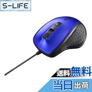 �y���������z�o�b�t�@���[ BUFFALO �L�� BlueLED �É� 5�{�^���}�E�X �u���[ BSMBU308BL
