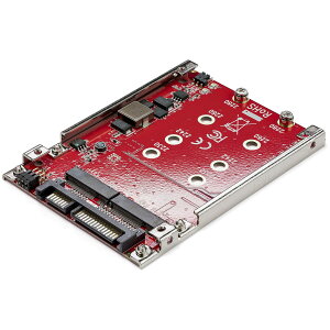 �y���������zStarTech.com 2�X���b�gM.2 - SATA�A�_�v�^ 2.5�C���`�h���C�u�x�C�Ή� RAID 2x M.2 NGFF SSD�A�_�v�^ SATA 3.0(6Gbps) S322M225R