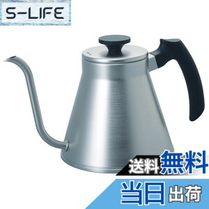 �y���������zHARIO(�n���I) V60�h���b�v�P�g���E�t�B�b�g �K�X�΁EIH�Ή� ���p800ml �V���o�[ ���{�� �v���[���g �M�t�g ���蕨 VKF-120-HSV