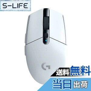 �y���������zLogicool G �Q�[�~���O�}�E�X G304 LIGHTSPEED ���C�����X �Q�[�~���O �}�E�X G304rWH �y�� 99g HERO 12K�Z���T�[ 6�v���O�����{�^�� 250���ԘA���g�p�\ �z���C�g PC windows mac �������K�i �y