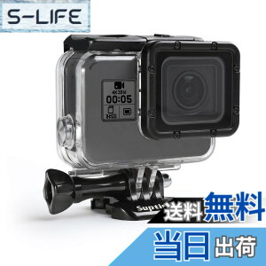 �y���������zSuptig�P�[�X�n�E�W���OGopro Hero 5�p�h���P�[�XGopro Hero 7 Black Hero 6 Hero 2018�A�N�V�����J����Waterpoof 147ft�i45M�j