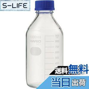 �y���������zHARIO �ϔM�˂����r(���W���[���r��) �t�^�E�t�؃����O�t GL-45 1000mL/62-9920-27