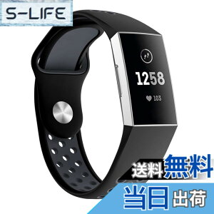 �y���������zComtax for Fitbit Charge 3/ Charge 4 �o���h/�x���g �����p�o���h �_�炩���V���R���o���h �����\ ���F�I�� �X�|�[�c �����x���h (S, �u���b�N+�O���[)