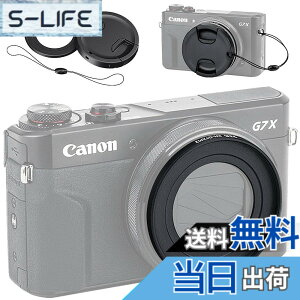 �y���������zJJC �t�B���^�[ �A�_�v�^�[ + �����Y�L���b�v �L�b�g Canon PowerShot G7X Mark III II G7XM3 G7XM2 G7X G5X G5 X Mark II�K�p