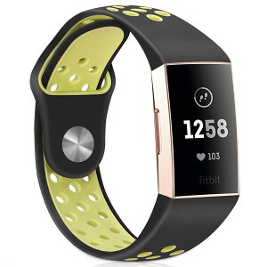 �y���������zRunostrich for Fitbit Charge 4/ Fitbit Charge 3 �o���h/�x���g�����p�o���h �_�炩���V���R���o���h �����\ ���F�I�� �X�|�[�c �����x���h (�u���b�N�C�G���[)