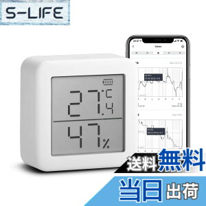 �y���������z�yWorks with Alexa�F��zSwitchBot �����x�v �f�W�^�� �X�}�[�g�Ɠd �����x �X�C�X���Z���T�[ �X�}�z�ŉ��x���x�Ǘ� �~�J �M���Ǒ΍� �A���[���t�� �O���t�L�^ Alexa�AGoogle home�AHomePod