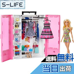 �y���������z�}�e��(MATTEL) �o�[�r�[(Barbie) �o�[�r�[�ƃs���N�ȃN���[�[�b�g �h�[��&�t�@�b�V�����Z�b�g �y�����ւ��l�`�E�n�E�X �z�y�h�[���A�A�N�Z�T���[�t���z�y3��~�zGBK12