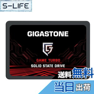 �y���������zGIGASTONE SATA SSD 2.5�C���` 128GB 3D NAND�̗p ����SSD Game Turbo �yPS4����m�F�ρz ������520MB/s �G���[���� �f�[�^�ی�@�\ �����d�� �L���b�V�������ɍ���SLC�t���b�V�����������̗p Pl