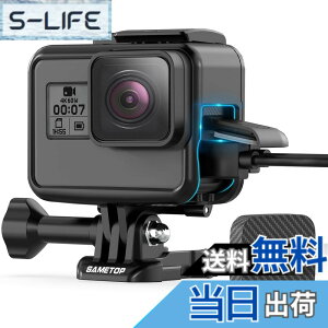�y���������zSametop GoPro Hero 7/ 6/ 5/ Hero (2018)�J�����ɓK�p gopro�ی�t���[���P�[�X �n�E�W���O �����Y�J�o�[�t�� �S�� ���T�C�Y