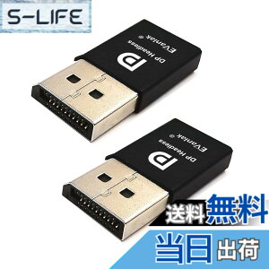 �y���������zEVanlak DispalyPort �w�b�h���X�S�[�X�g�f�B�X�v���C�G�~�����[�^�[ PC 4K DP�_�~�[�v���O�p (�w�b�h���X1080@60Hzz-3840x2160@17hz�ɑΉ�)-2�p�b�N