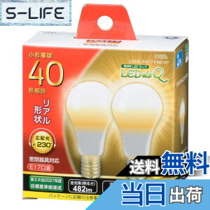 �y���������z�I�[���d�@ LED�d�� ���` E17 40�`���� �d���F 2���� LDA4L-G-E17IH92-2 06-3439 OHM
