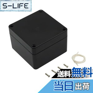�y���������zLeMotech �W�����N�V�����{�b�N�X IP65 �h���v���W�F�N�g�{�b�N�X �h�o ABS �v���X�`�b�N �d�C�{�b�N�X ���j�o�[�T���G���N���[�W���[ �d�q�u���b�N 3.29x 3.19x 2.2�C���` (83 x 81 x 56mm) 
