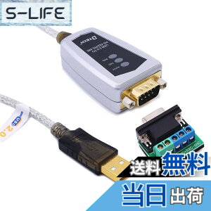�y���������zDTECH USB to RS422 RS485 �V���A�� �|�[�g �R���o�[�^�[ �A�_�v�^�[ �P�[�u�� 1.2m FTDI�`�b�v�Z�b�g���� Windows 10 8 7 XP Linux Mac�ȂǂɑΉ�