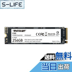 �y���������zPatriot Memory P300 256GB M.2 SSD 2280 NVMe PCIe Gen 3x4 �����^SSD P300P256GM28