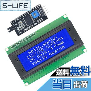 �y���������zYoumile IIC / I2C / TWI for Arduino UNO MEGA R3�p�̃V���A��2004 20x4 LCD���W���[���V�[���h