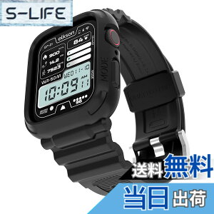 �y���������zelkson �A�b�v���E�H�b�` �o���h Apple Watch 45mm 44mm �o���p�[�P�[�X�t�� ���ȃ����Y�o���h Apple Watch SE2 iWatch Series 9 8 7 6 5 4�p, Quattro Pro Series �X�|�[�c�~���^���[�ی�P�[�X �v���e