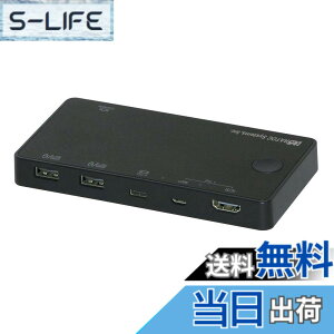 �y���������z���g�b�N�V�X�e�� 4K HDMI �p�\�R�� 2��p RS-240CA-4K USB-C HDMI PC�ؑ֊� 2�� �f�B�X�v���C