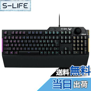 �y���������zASUS �Q�[�~���O�L�[�{�[�h RA04 TUF GAMING K1/JP ��p�{�����[���m�u �h�� RGB�Ɩ� ���X�g���X�g