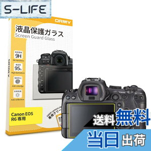 �y���������z�y 0.3mm�����K���X �z ORMY �t���ی�K���X �t���v���e�N�^�[ �f�W�^���J�����t���ی�t�B���� Canon EOS R6 �p �y ����/���N�� / �d�x9H / ���E���h�G�b�W���H �z