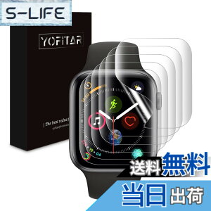 �y���������zYOFITAR for Apple Watch �p�t�B���� 38-40mm �A�b�v���E�H�b�` Apple Watch Ultra 2/Apple Watch Ultra Series9/8/7/SE3/SE2/6/5/4/3/2/1 Apple Watch �p��ʕی�t�B���� 24���Ԏ����C���Z�p TPU�t�B���� ��ʕی�
