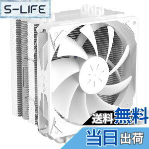 �y���������zupHere CPU�N�[���[ �T�C�h�t���[�^ ������� CPU�t�@�� 120mm�t�@���̗p 6�{�q�[�g�p�C�v �É� �ȈՁyN1064WT�z