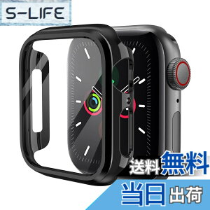 �y���������zKIMOKU �R���p�`�u�� Apple Watch �P�[�X Series SE2/SE/9/8/7/6/5/4 40mm PC+TPE�ގ� �ی�P�[�X ���ϋv �ϏՌ� �R���p�`�u���A�b�v���E�H�b�` �P�[�X���y�� �ی�J�o�[ �u���b�N
