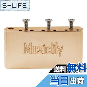 �y���������zMusiclily Ultra �u���X 36mm �V���[�gMIM�X�^�C�� �g�������u���b�N 10.5mm���s�b�`������Squier Pre-2020 Affinity�X�g���g�g�������u���b�W�p