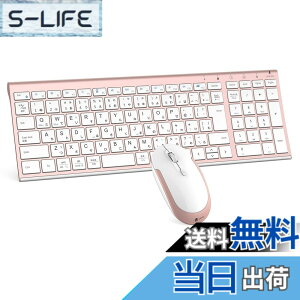 �y���������ziClever �L�[�{�[�h ���C�����X �L�[�{�[�h �}�E�X�Z�b�g ���{��z�� �É� �����^ ���� 2.4G �L�[�{�[�h�E�}�E�X�Z�b�g USB�ڑ� �L�[�{�[�hType-C�[�d�� �t���T�C�Y �e���L�[�t�� �}