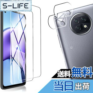 �y���������z�y4���Z�b�g�zFOR Xiaomi Redmi Note 9T 5G 2*�����K���X 2*�J�����t�B���� �t�� �����^ �ی�t�B���� FOR Redmi Note 9T 5G ���{���Ɏq�f��AGC �����ߗ� �d�x9H ��U�h�~ PCduoduo